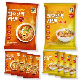 [Gognac] Fermentation Konjac Ramen Mild 215gx10 Pack - Low Calorie Snacks Dietary Fiber Beef Bone Broth-Made in Korea